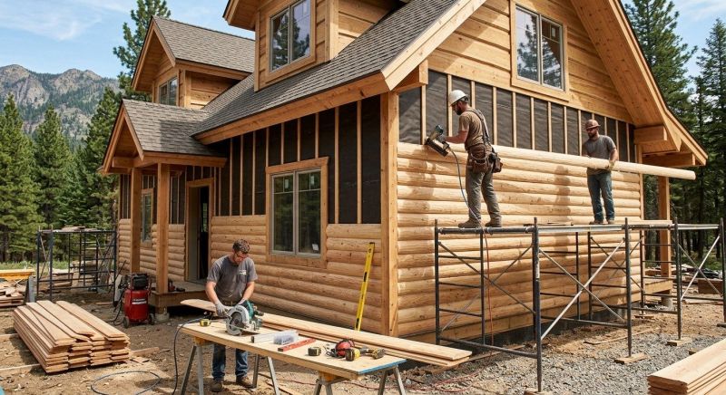 Log Home Siding Installation in Norwalk, CT