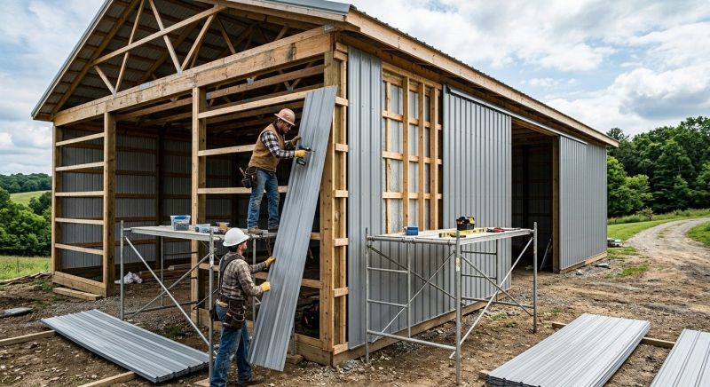 Pole Barn Siding Installation in Norwalk, CT